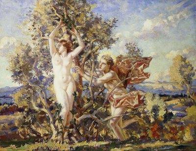 Apollo e Dafne da Wilfred Gabriel de Glehn