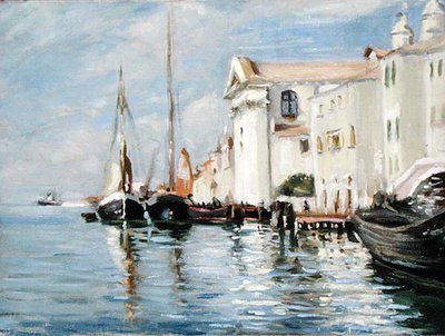 Il lungomare, Giudecca, Venezia da Wilfred Gabriel de Glehn