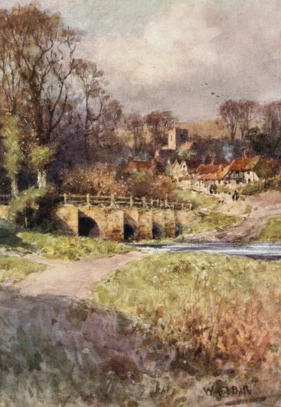 Veduta del villaggio di Sutton da Wilfrid Williams Ball