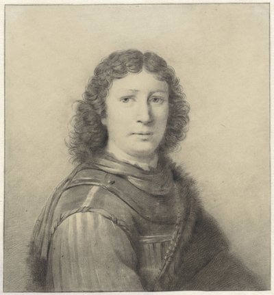 Ritratto di un giovane con corazza e catena da Wilhelm Adrian Netscher