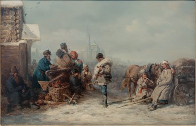 Fiera a Jelna nel governatorato di Smolensk da Wilhelm Amandus Beer