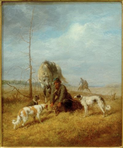 Caccia al lupo in estate da Wilhelm Amandus Beer