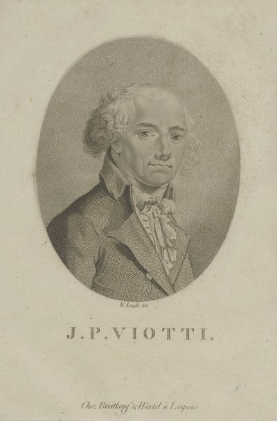Ritratto del compositore Giovanni Battista Viotti 1755-1824, c. 1800 da Wilhelm Arndt