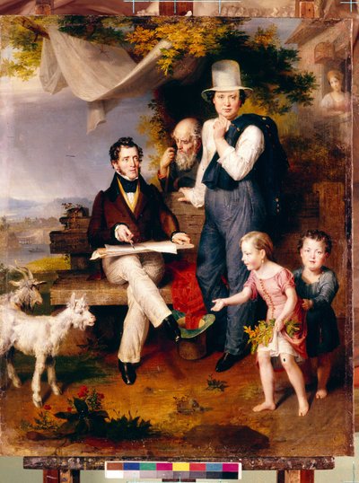 Autoritratto con il ritratto dell