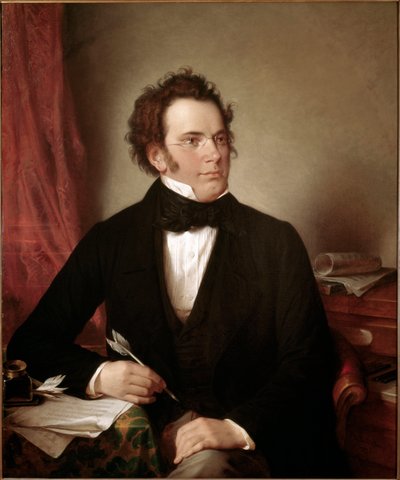 Ritratto di Franz Peter Schubert da Wilhelm August Rieder