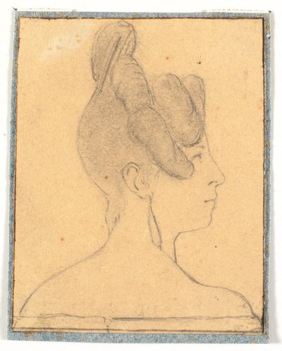 Testa di donna. Profilo a destra da Wilhelm Bendz