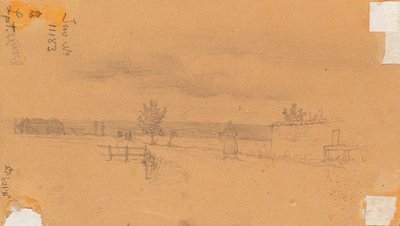 Landschaft mit gehender Figur da Wilhelm Bendz