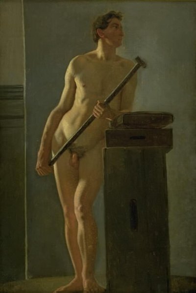 Modello maschile da Wilhelm Bendz