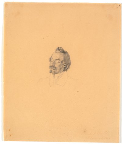 Porträt des Glasmalers Friedrich Vörtel da Wilhelm Bendz
