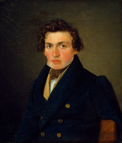 Ritratto di un giovane uomo da Wilhelm Bendz