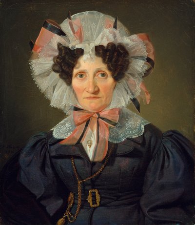 Ritratto di una donna anziana da Wilhelm Bendz