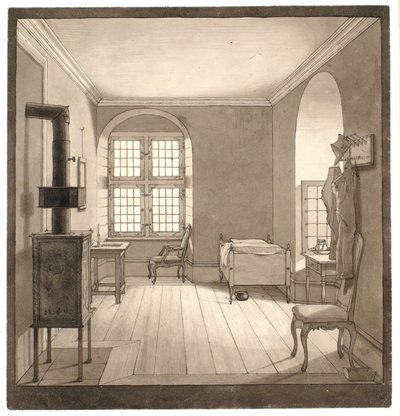 Stanza nel Convento delle Nobili Fanciulle di Odense da Wilhelm Bendz