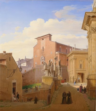 Santa Maria Maggiore Aracoeli a Roma. 1831 da Wilhelm Brücke