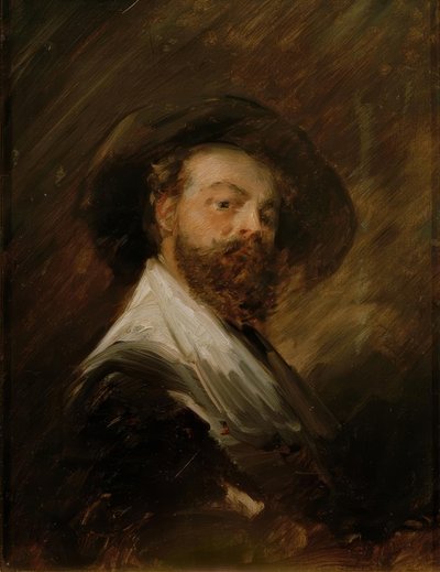 Autoritratto in costume olandese da Wilhelm Busch