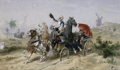 Un pelo di scampo, 1870 da Wilhelm Camphausen