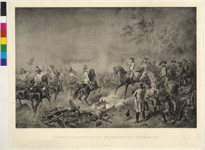 Arciduca Carlo nella battaglia di Würzburg da Wilhelm Camphausen