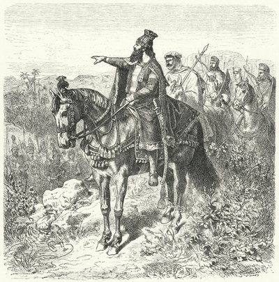 Ciro il Grande, Imperatore Persiano da Wilhelm Camphausen