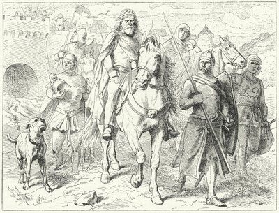 Enrico il Leone, duca di Sassonia, davanti a Bardowiek da Wilhelm Camphausen