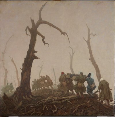 Trasporto dei feriti da Wilhelm Dachauer