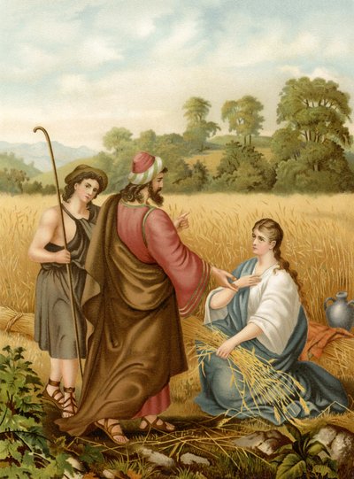 Ruth nel campo di Boaz da Wilhelm Ebbinghaus