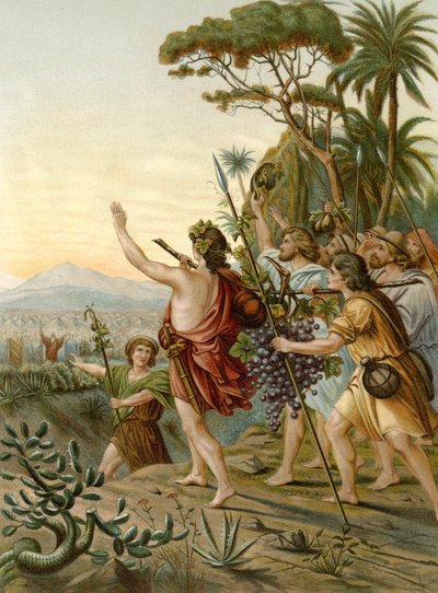 Le spie della terra di Canaan da Wilhelm Ebbinghaus