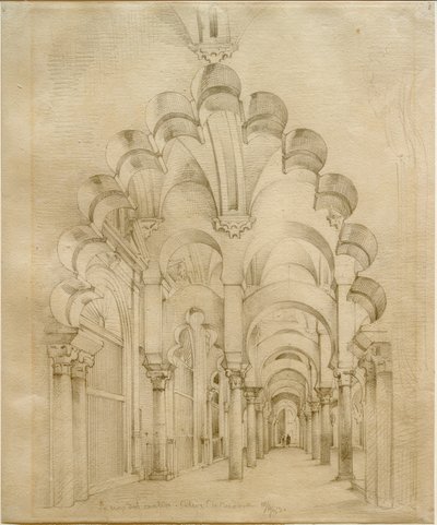 Moschea di Cordova da Wilhelm Gail