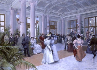 Das Vestibül des Kaiserbads da Wilhelm Gause