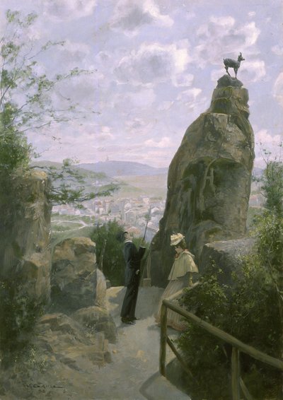 Il camoscio sul salto del cervo da Wilhelm Gause