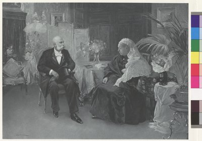 Regina Vittoria e Imperatore Francesco Giuseppe all