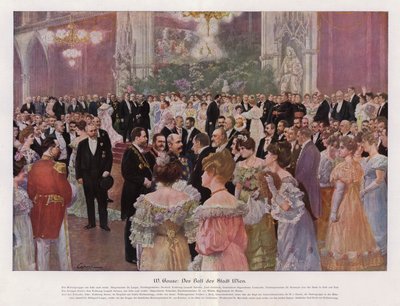 Il Ballo della Città di Vienna, Austria da Wilhelm Gause