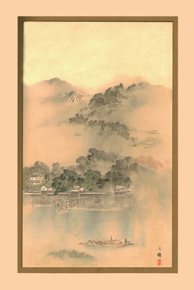 Una mattina di primavera sul fiume Yodo da Wilhelm Greve