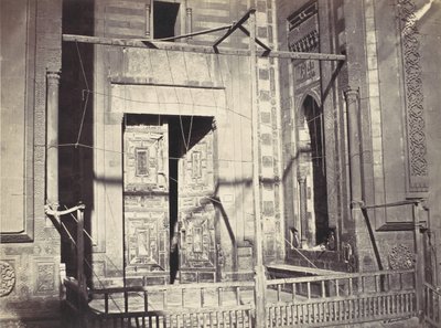 Porte de la Mosque, Sultan Hassan. Partie Inférieure, ca. 1860 da Wilhelm Hammerschmidt
