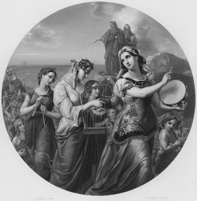 Miriam, dal quadro nella Collezione Reale da Wilhelm Hensel