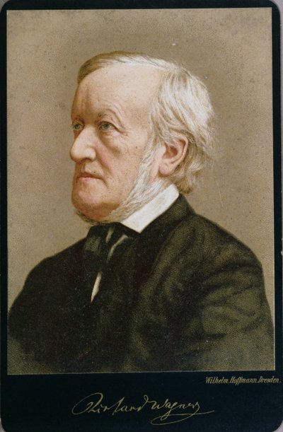 Ritratto di Richard Wagner (1813-83) da Wilhelm Hoffmann
