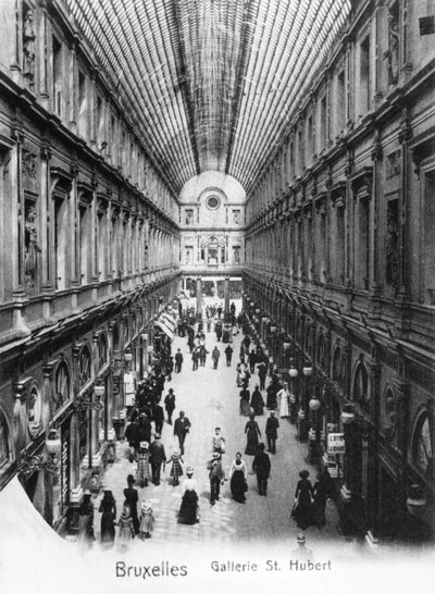 Galleria di San Uberto a Bruxelles, c.1900 da Wilhelm Hoffmann