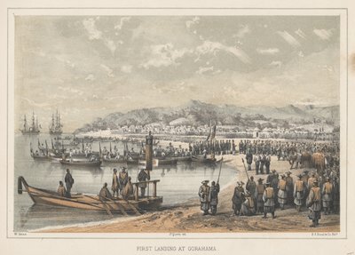 Primo sbarco a Gorahama, 1855 da Wilhelm Joseph Heine