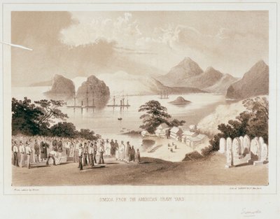 Simoda dal cimitero americano da Wilhelm Joseph Heine