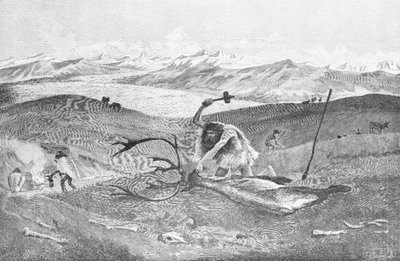 Preistoria: caccia al renna in un paesaggio morenico della Svevia superiore all