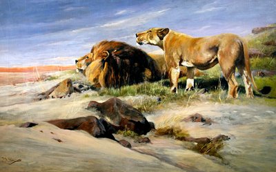 Ladri del deserto da Wilhelm Kuhnert