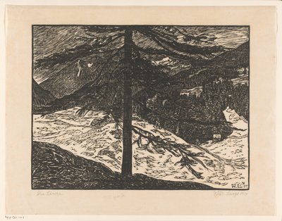 Il larice da Wilhelm Laage (signed by artist)