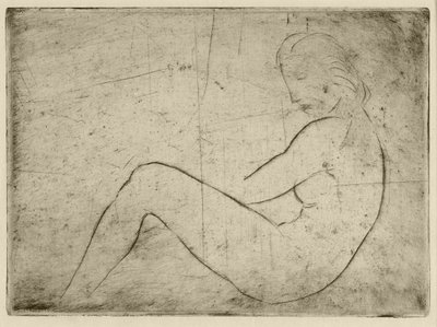 Liegender Akt (Meeresstimmung, 1910 da Wilhelm Lehmbruck