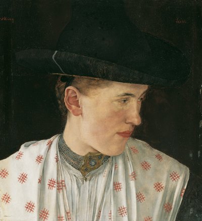 Testa di una contadina da Wilhelm Maria Hubertus Leibl