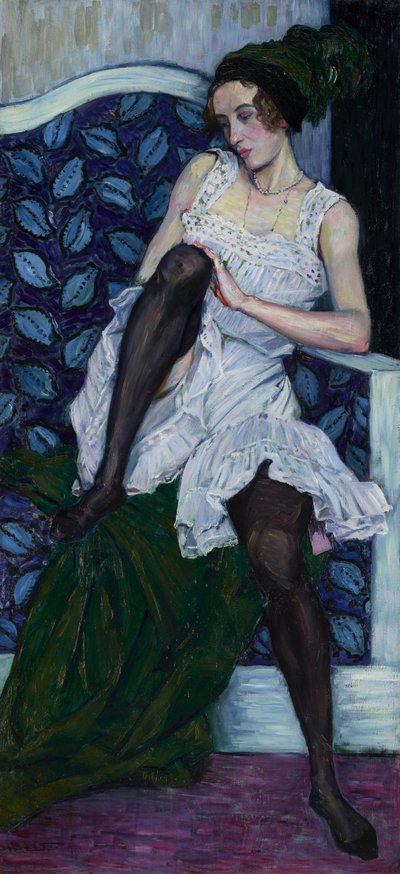 Giovane donna in biancheria intima, c.1910-11 da Wilhelm List