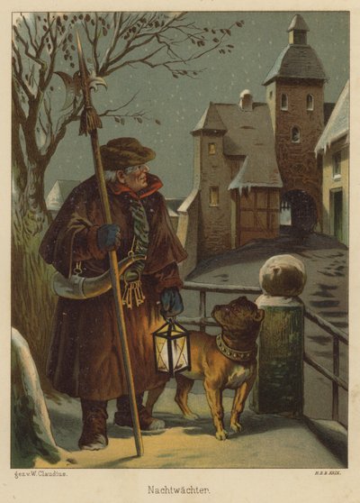 Guardiano notturno da Wilhelm Ludwig Heinrich Claudius