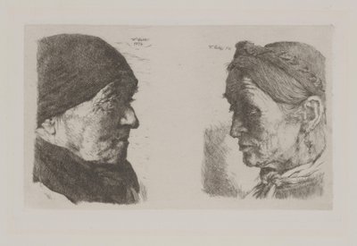 Coppia di contadini da Wilhelm Maria Hubertus Leibl