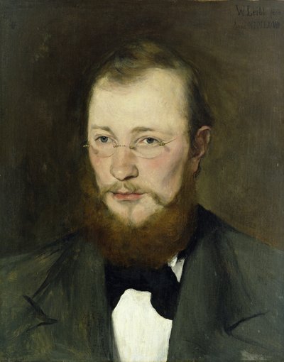 Friedrich Rauert, 1877 da Wilhelm Maria Hubertus Leibl
