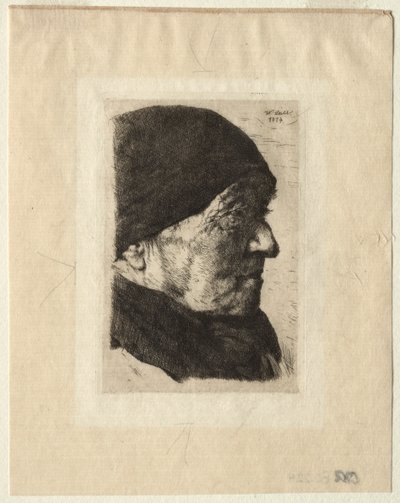 Testa di un contadino, 1874 da Wilhelm Maria Hubertus Leibl