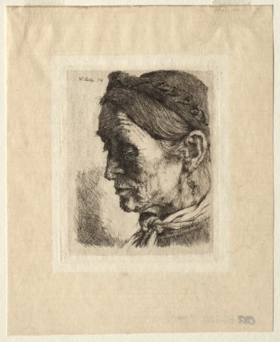 Testa di una Contadina, 1874 da Wilhelm Maria Hubertus Leibl