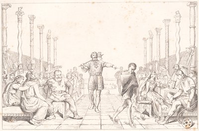 Il banchetto di Ægir da Wilhelm Marstrand