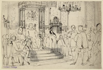 Cristiano IV in tribunale da Wilhelm Marstrand